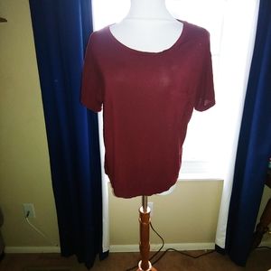 American Eagle women's small soft and sexy maroon t-shirt